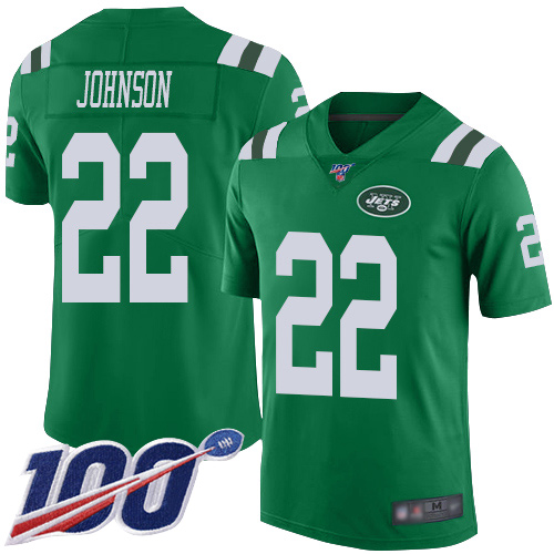 New York Jets Limited Green Men Trumaine Johnson Jersey NFL Football #22 100th Season Rush Vapor Untouchable